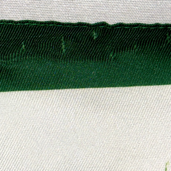 Square head scarf from Ireland. St Patricks. Used. See photo for a few pulls. - Picture 3 of 3